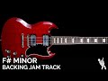 Energetic and Melodic Metal / Hard Rock Guitar Backing Track Jam in F# Minor / A Major | 160 BPM