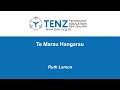 Te Marau Hangarau - Ruth Lemon