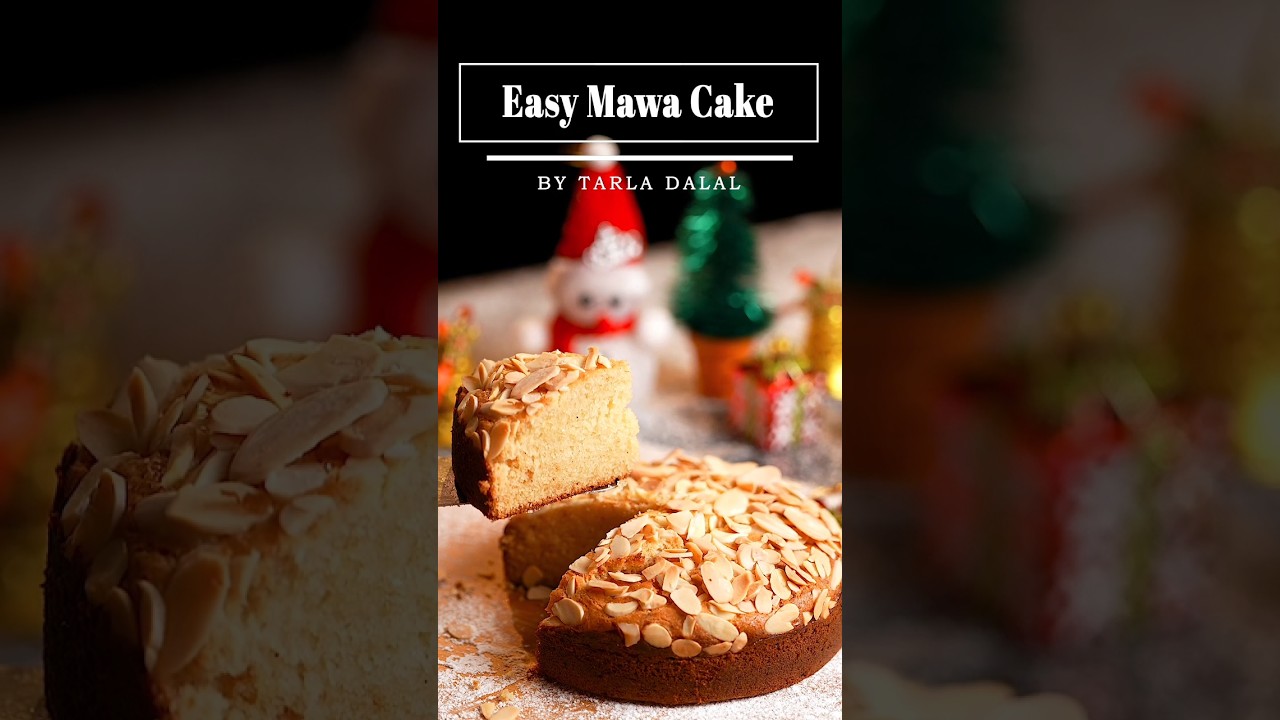 Easy Mawa Cake #shorts #tarladalal #food #cake #christmas #recipe