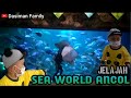 Mengunjungi sea world ancol banyak banget ikaannyaa  dasiman family