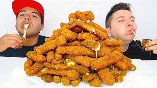 20,000 CALORIE MOZZ STICK CHALLENGE • Mukbang & Recipe