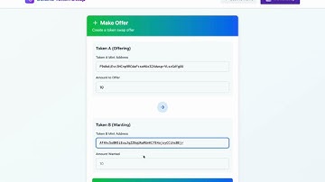 Solana-Token-Swap Live Demo