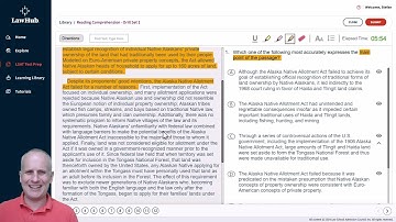 How to Find the Main Idea of a LSAT Passage Using LawHub Reading Comprehension Drill Set 1