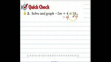 7-5 Solving Two-Step Inequalities