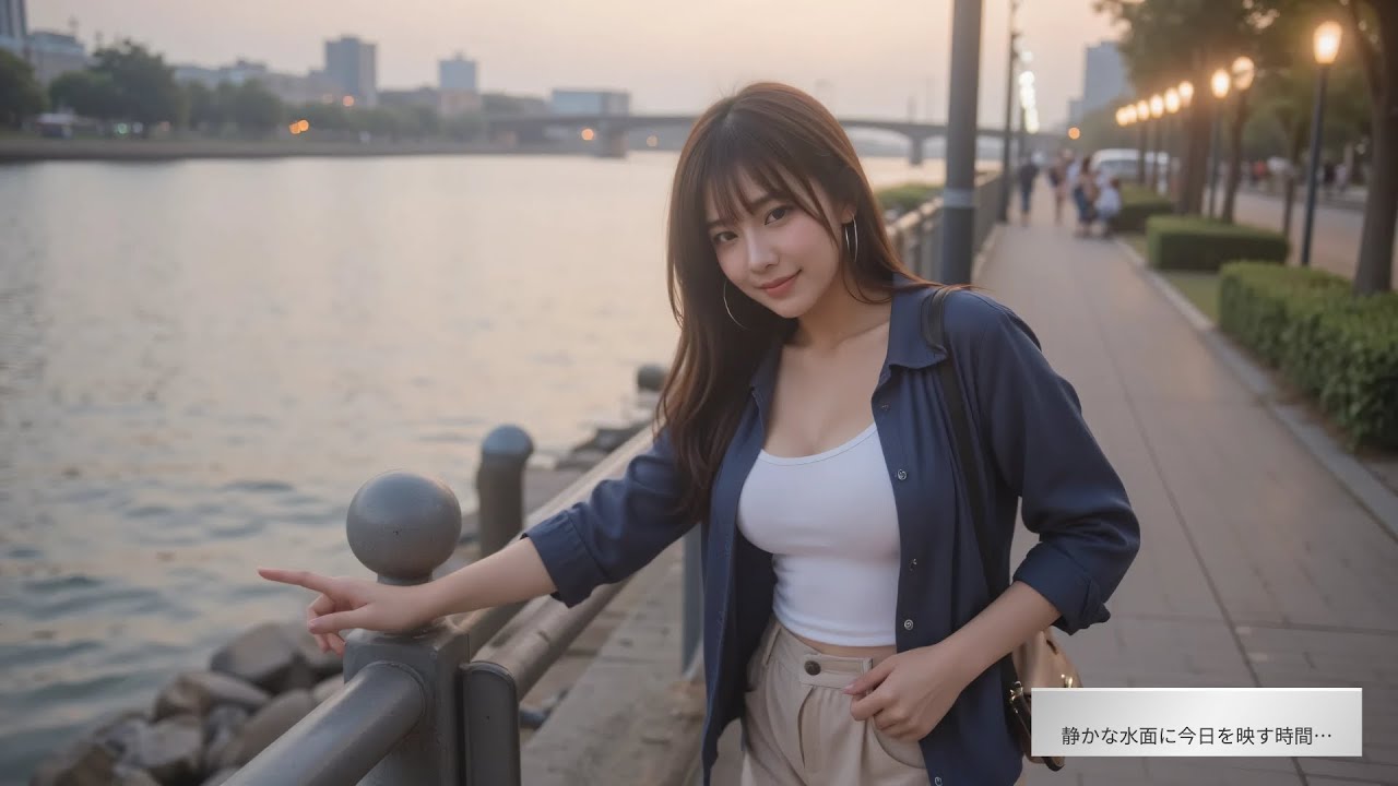 Digital Venus: Home Mode 明莉の日記 - 夕焼けの水面に映した今日の気持ち…