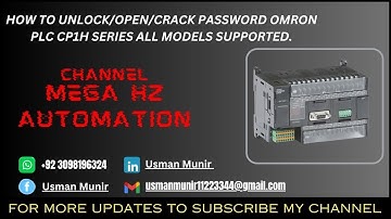HOW TO UNLOCK OMRON CP1H/CP1L PLC PASSWORD | #UMREADPROTECTION | #TASKREADPROTECTION | #CP1H | #CP1L