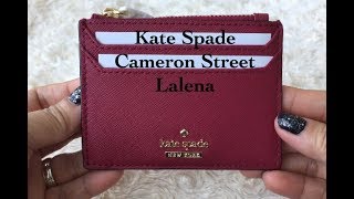 Kate Spade Cameron Street Lalena Wallet /Card Holder | ASMR Unboxing |  Review - YouTube