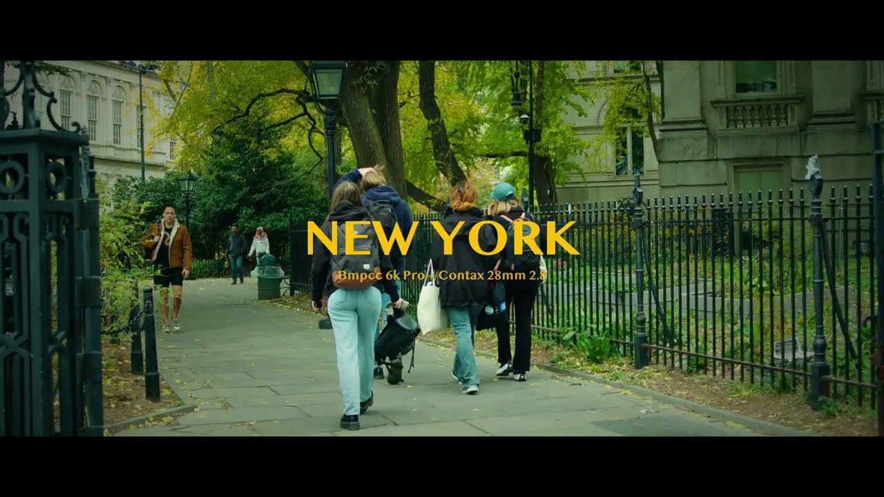 New York - BMPCC 6k Pro + Contax Zeiss 28mm Cinematic