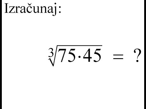 Video: Kako Izračunati Treći Korijen