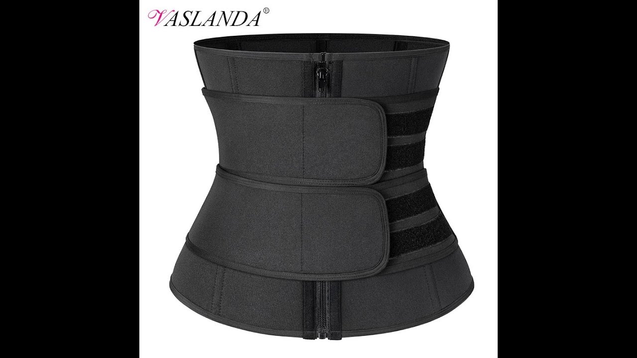 Steel Boned Waist Corset Trainer Sauna Sweat Sport Girdle Cintas Modeladora Women Weight Loss Lumbar