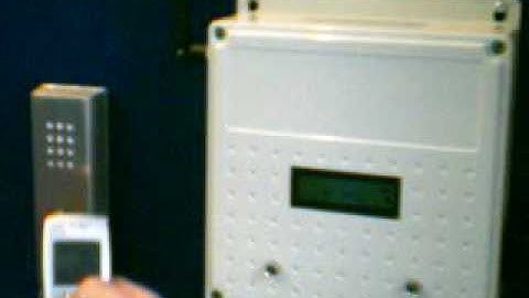 Dial2Open GSM INTERCOM visual demonstration