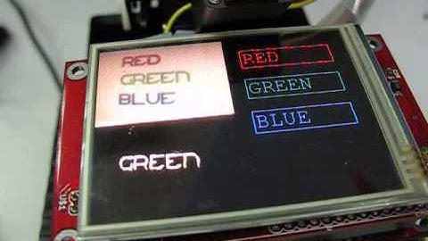 Color Detection Using the PIC32 BASIC 2.8 inch OLED and C3038 Camera