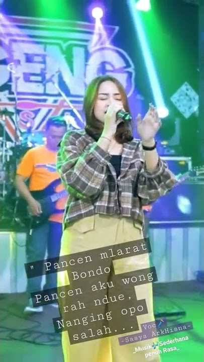 Ageng Musik🎶 Story WA Terbaru _Pancen Mlarat Bondo,Pancen aku wong rah Ndue..'Voc🎤-Sasya ArkHisna.