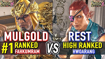 T8 🔥 MULGOLD (#1 Ranked Fahkumram) vs REST (Hwoarang) 🔥 Tekken 8 High Level Gameplay