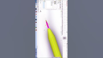Look 🤯creativity 😱 of Ball Pen 🖋️ Designed in #SolidWorks #youtubeshorts #shorts
