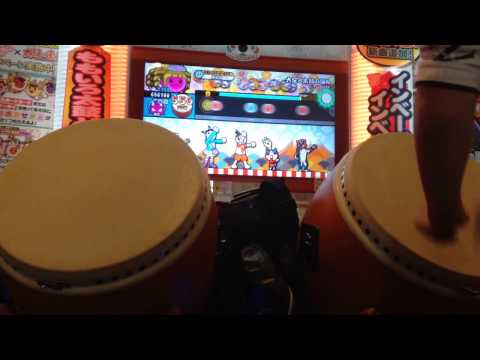 太鼓の達人(モモイロ)　大空と太鼓の踊り(倍速・でたらめ)フルコンボ