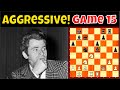 Aggressive Technique na! || GM Spassky vs. GM Fischer || World Chess Championship 1972 Game 15