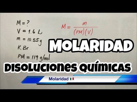 Video: ¿Qué nos dice la molaridad sobre una solución?