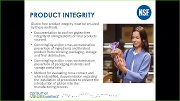 Quick Guide to NSF Gluten-Free Certification