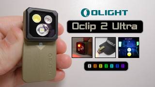 OLIGHT Oclip 2 Ultra flashlight | UV, Floodlight, Red & Spotlight