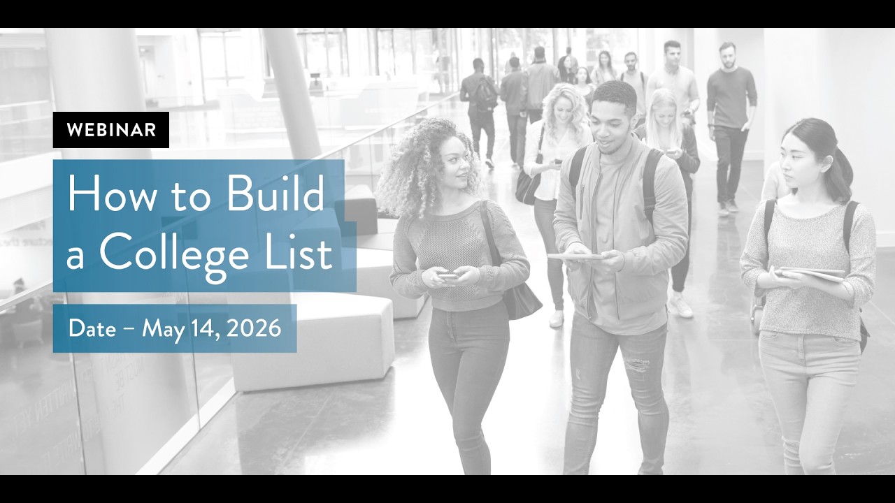 How to Build a College List - YouTube