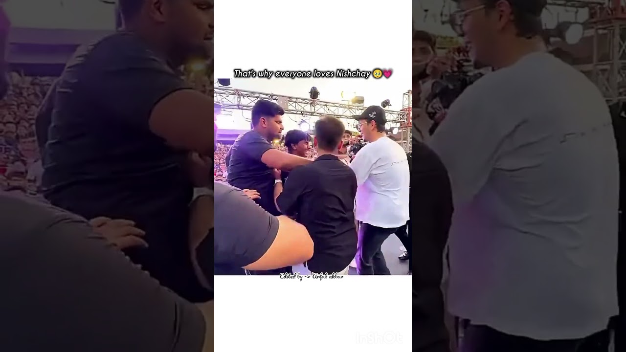 that's why everyone loves nishchay 🥹💗 #nischaymalhan #humble #ytshorts #edits #fanlove #meetup
