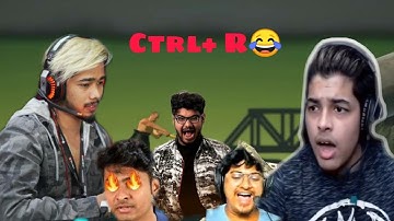 Streamers Reaction On Ctrl + R  || Epic Fun Moments 😂 Getting Over It Rage Alpha , Jonathan ,Scout