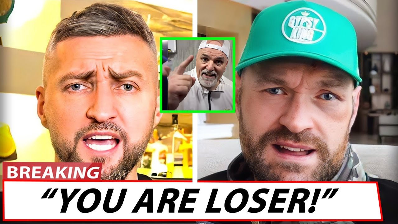 Tyson Fury CONFRONTS Carl Froch for ABU$ING & Disrespecting John Fury LIVE!
