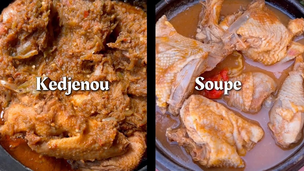 Je te montre la différence entre la soupe de poulet et le kedjenou de poulet