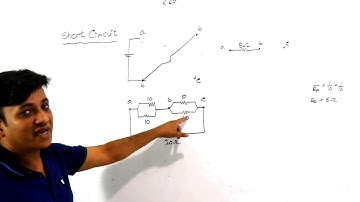 Equivalent resistance of a short circuit