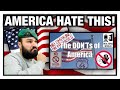 British Marine Reacts To The DON'Ts of Visiting The USA