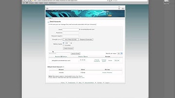 cPanel Tutorial - Setting Up Email Addresses
