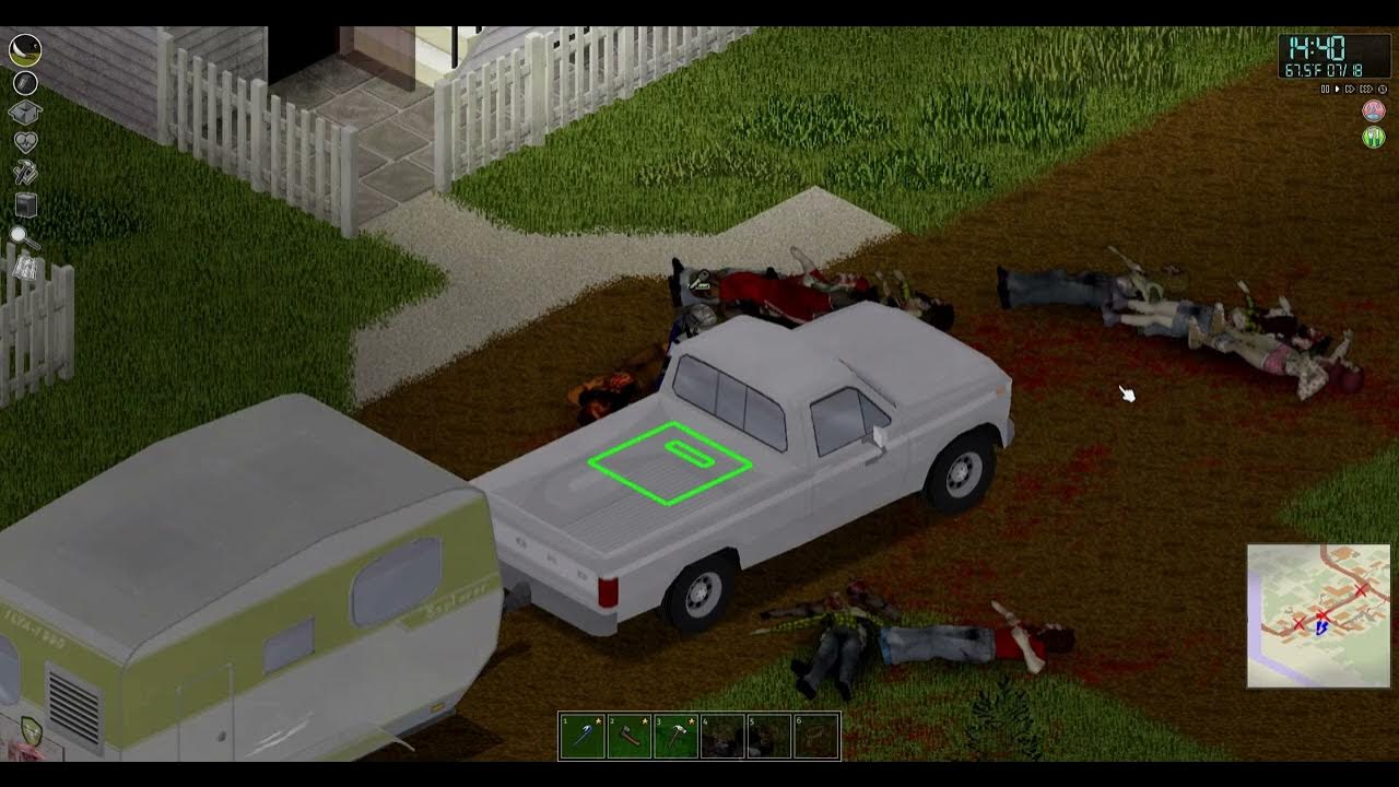 Project Zomboid Easy Security Guard Playthrough P.T.20 Burned Down