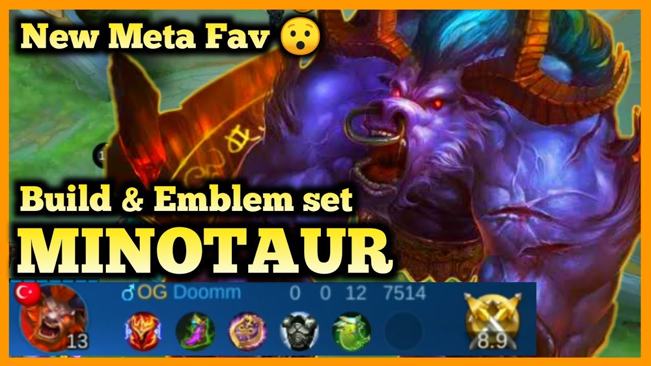Minotaur Best Build Minotaur Mobile Legends Minotaur Gameplay Meta Tank 2020 Mlbb Season 18 Mino Youtube Minotaur Best Build Minotaur Mobile Legends Minotaur Gameplay Meta Tank 2020 Mlbb Season 18 Mino Youtube
