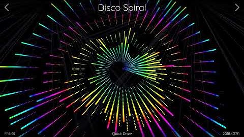 QuickDraw - Disco Spiral Demo
