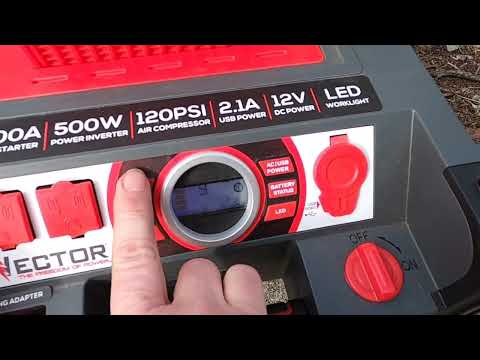 1200 Peak Amp Jump Starter Dual Usb Rechargeable