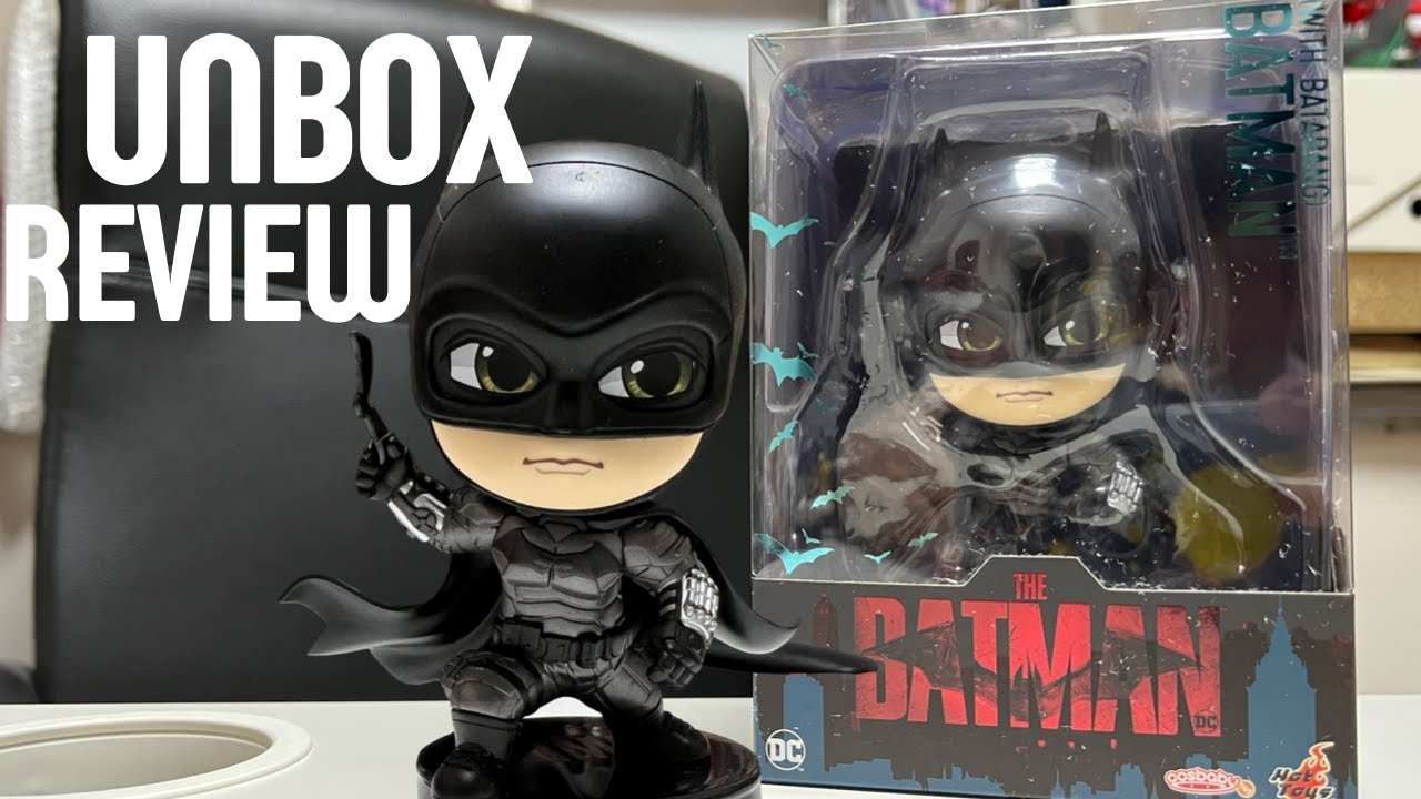 Hot Toys The Batman with Batarang Cosbaby Unbox Review ホット