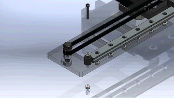 2.16 Attach Y-axis end stop to Y-axis mounting plate
