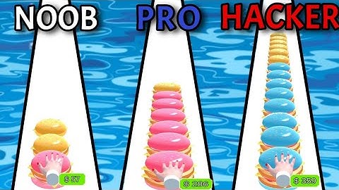 NOOB vs PRO vs HACKER || burger rush || THE PROUD GAMER