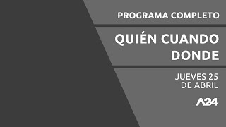 Le robó el corazón...y también los dólares #QuiénCuándoDónde PROGRAMA COMPLETO 25/04/2024