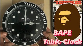 Unboxing BAPE x Table Alarm Clock