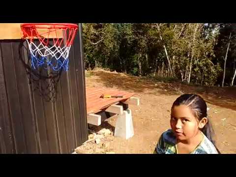 SPORTNOW Canasta de Baloncesto con Red Aro de Baloncesto de Pared