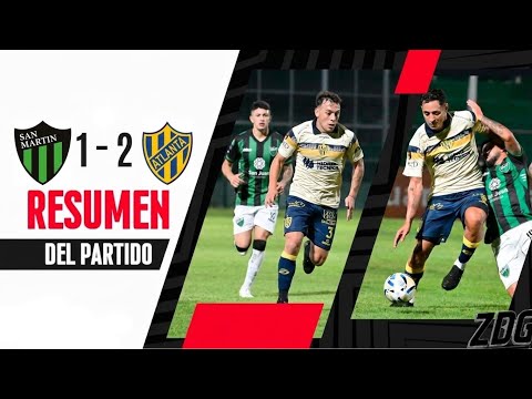 San Martín de San Juan 1-2 Atlanta | Primera Nacional | Fecha 9 (Zona B)
