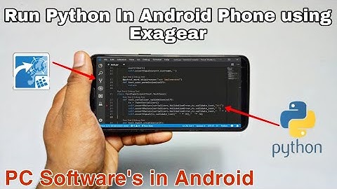 Install & Run Python Software in Android Phone Using Exagear Windows Emulator | PC software in Phone