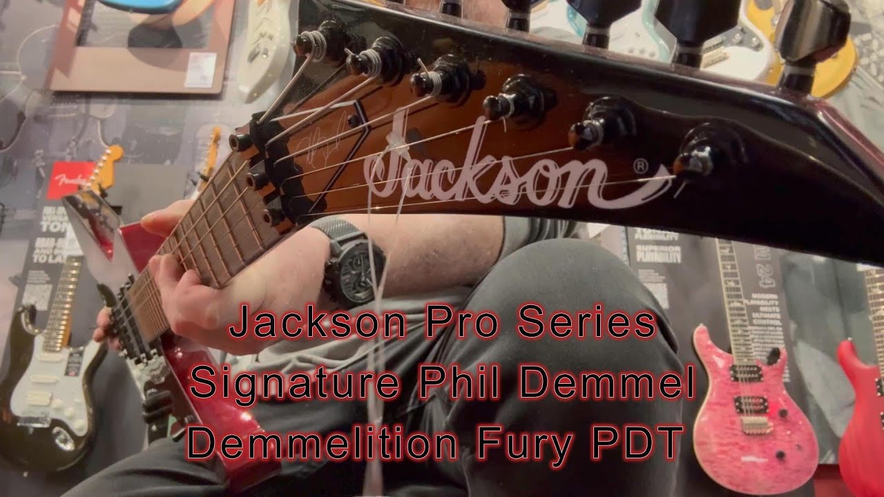 Jackson Pro Series Signature Phil Demmel Demmelition Fury PD demo at Guitar Center.