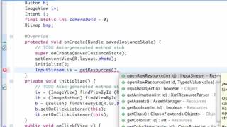 Android Application Development Tutorial   42   Using BitmapFactory and InputStream to set Bitmap 72