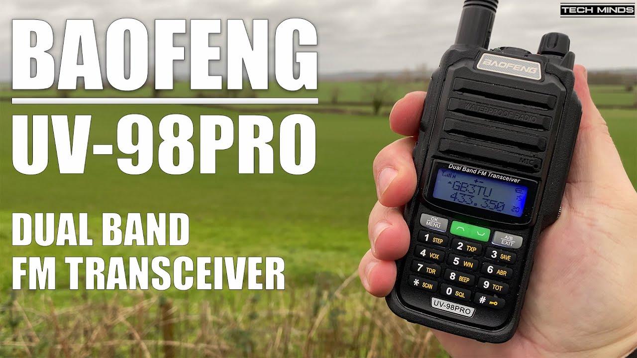baofeng walkie talkie UV98pro IP68 waterproof radios Two-way radio ham long  range profesional 100 km police communicator Amateur
