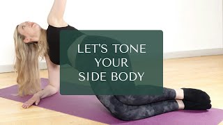 Side Body Pilates Flow With Emma and Guide Dog Archie - Audio Described For All
