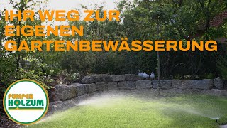 Ihr Weg zur eigenen Gartenbewässerung. Wie installiert man eine Beregungsanlage richtig.