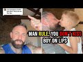 Kissing son on lips, despite haters, unstoppable